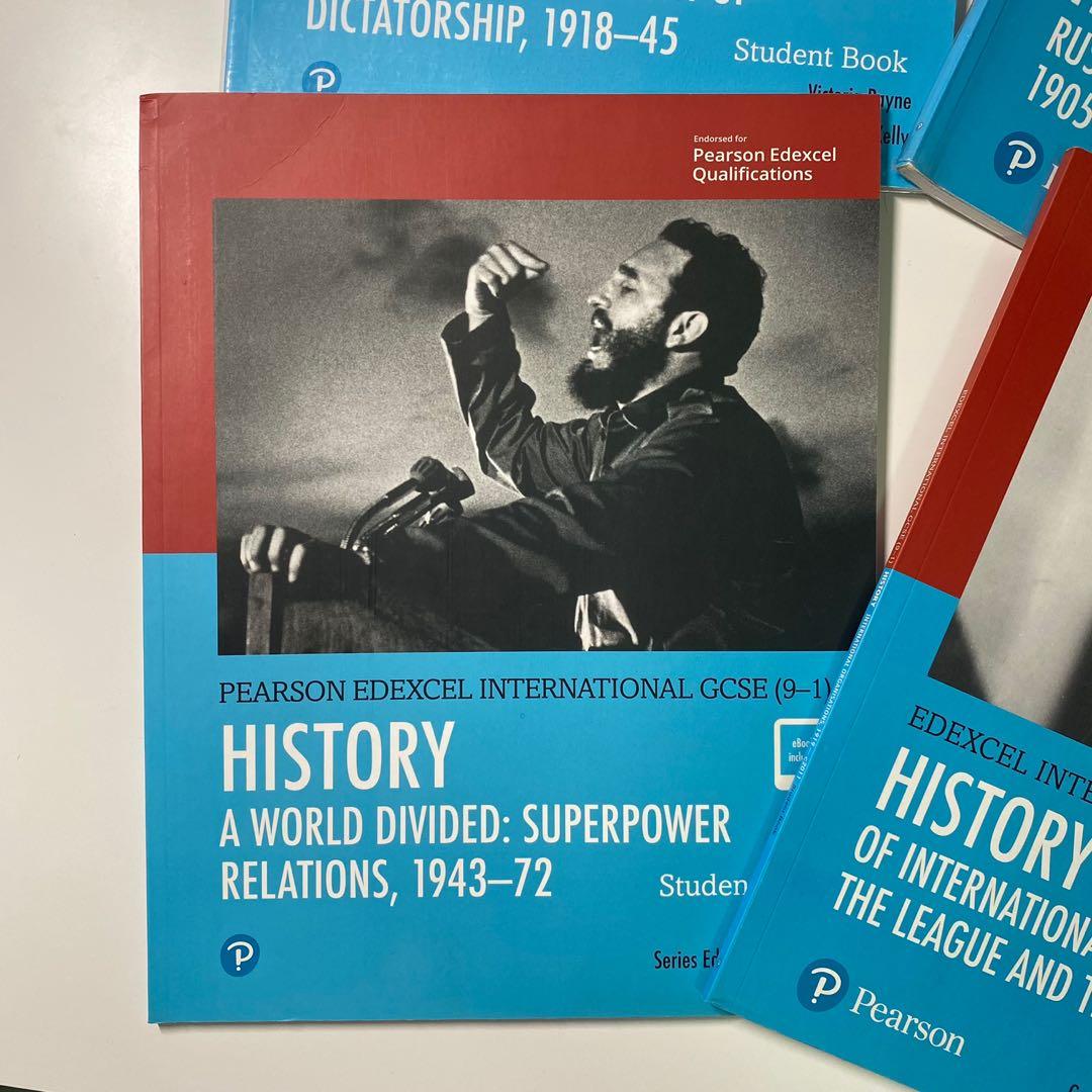 Pearson edexcel igcse history textbooks set carousell
