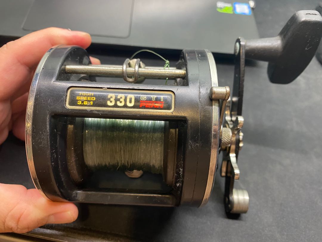 Penn 330 GTI Graphite BC Fishing Reel, Sports Equipment, Fishing on  Carousell