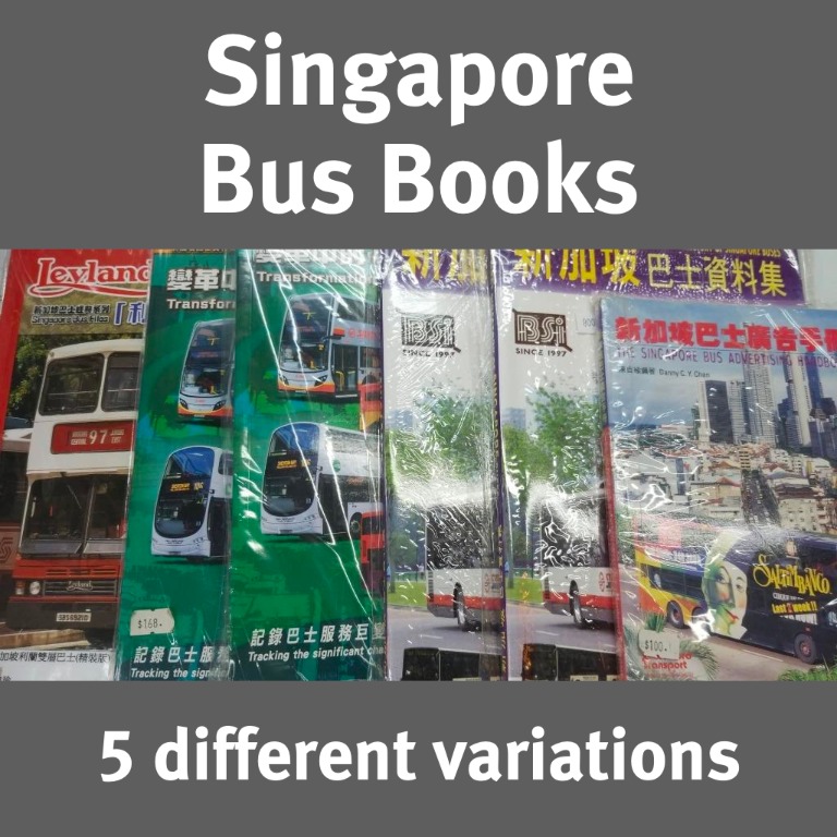 [SG STOCK] Singapore Bus Books Leyland DoubleDeck Buses