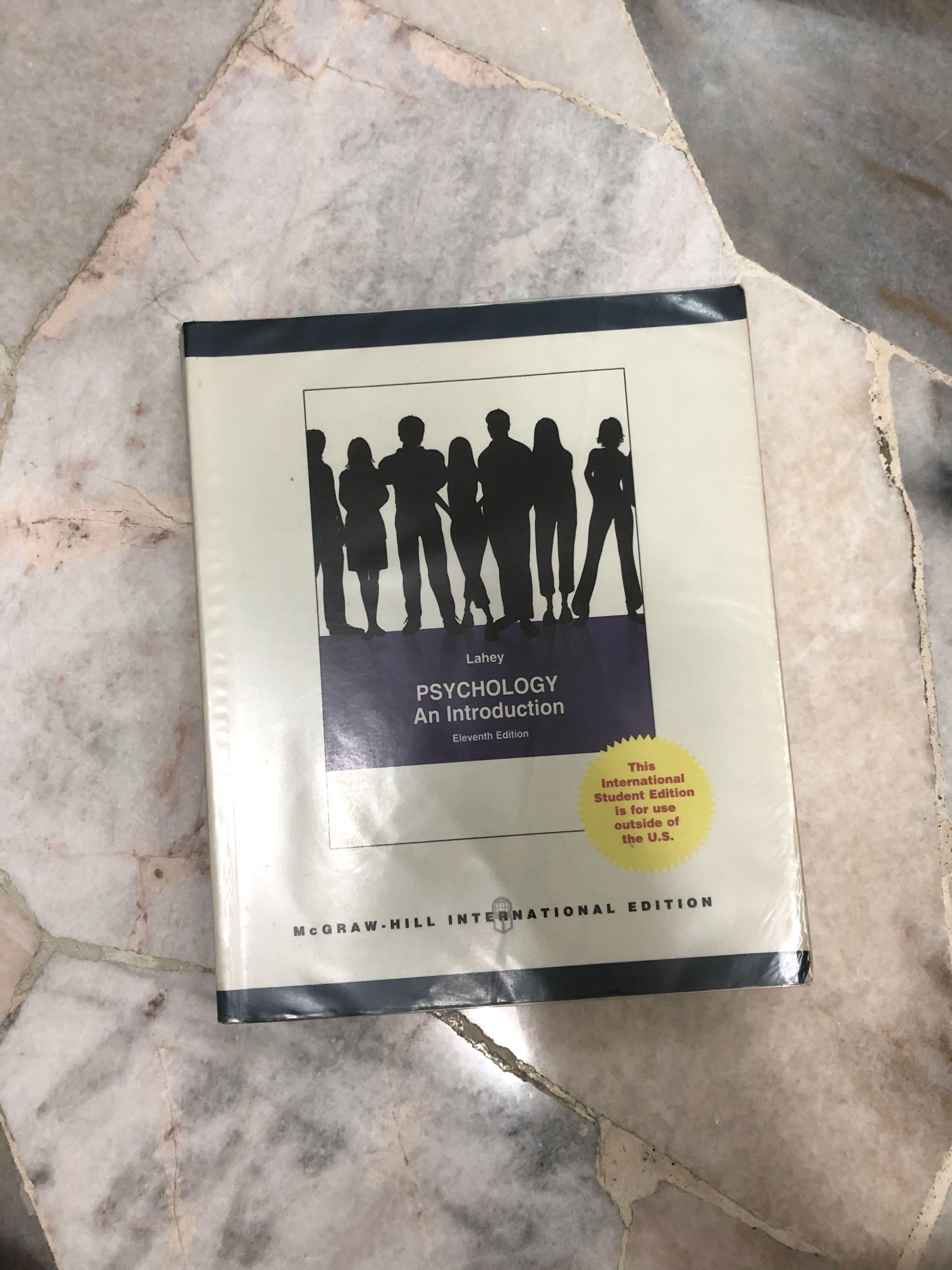 Psychology An Introduction (Lahey; Eleventh 11th Edition) McGraw Hill