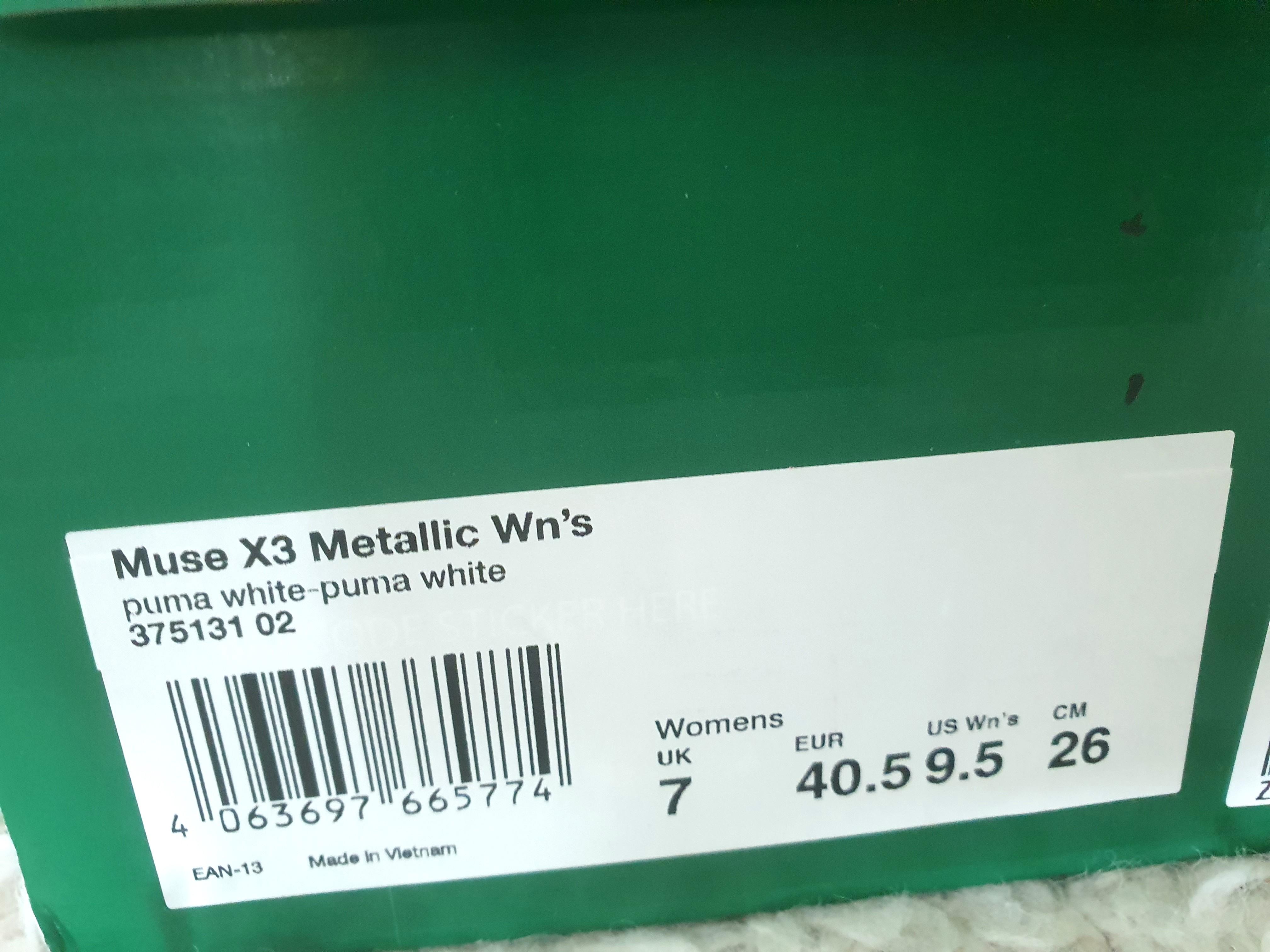 puma muse white rose gold