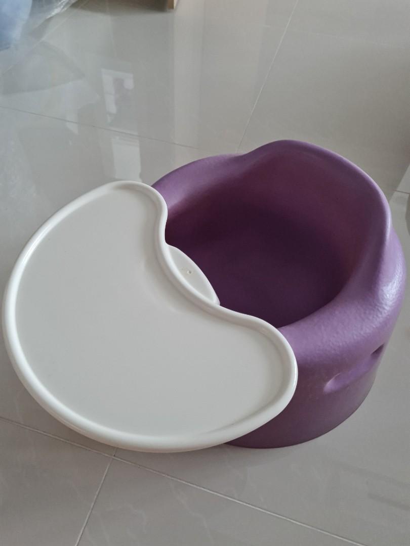 Purple bumbo with tray top