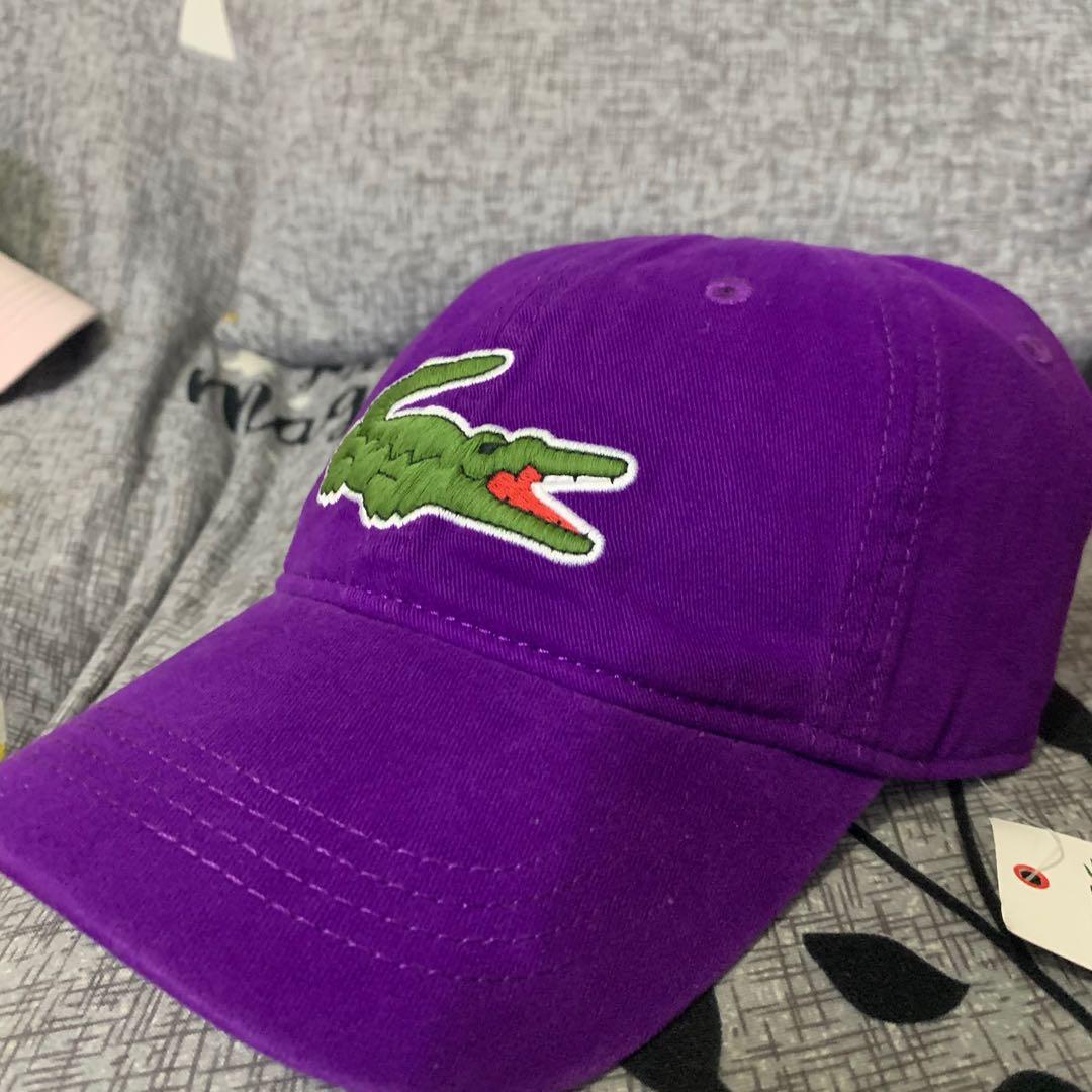 Purple lacoste cap Men s Fashion Watches Accessories Caps