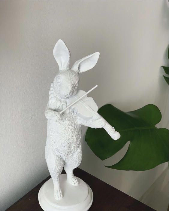 Rabbit Home Decor Sculpture From Japan Furniture Living Other On Carou - Rabbit Home Decor