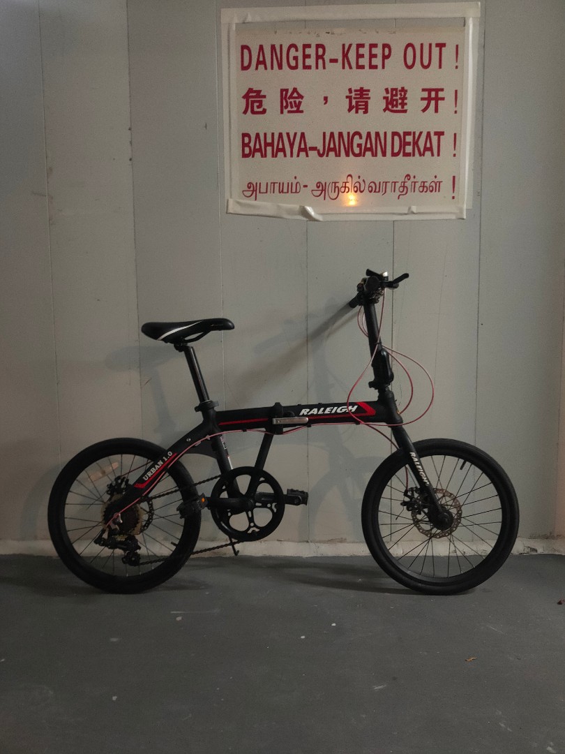Raleigh urban 1.0 foldable bike Sports Equipment Bicycles Parts Bicycles on Carousell
