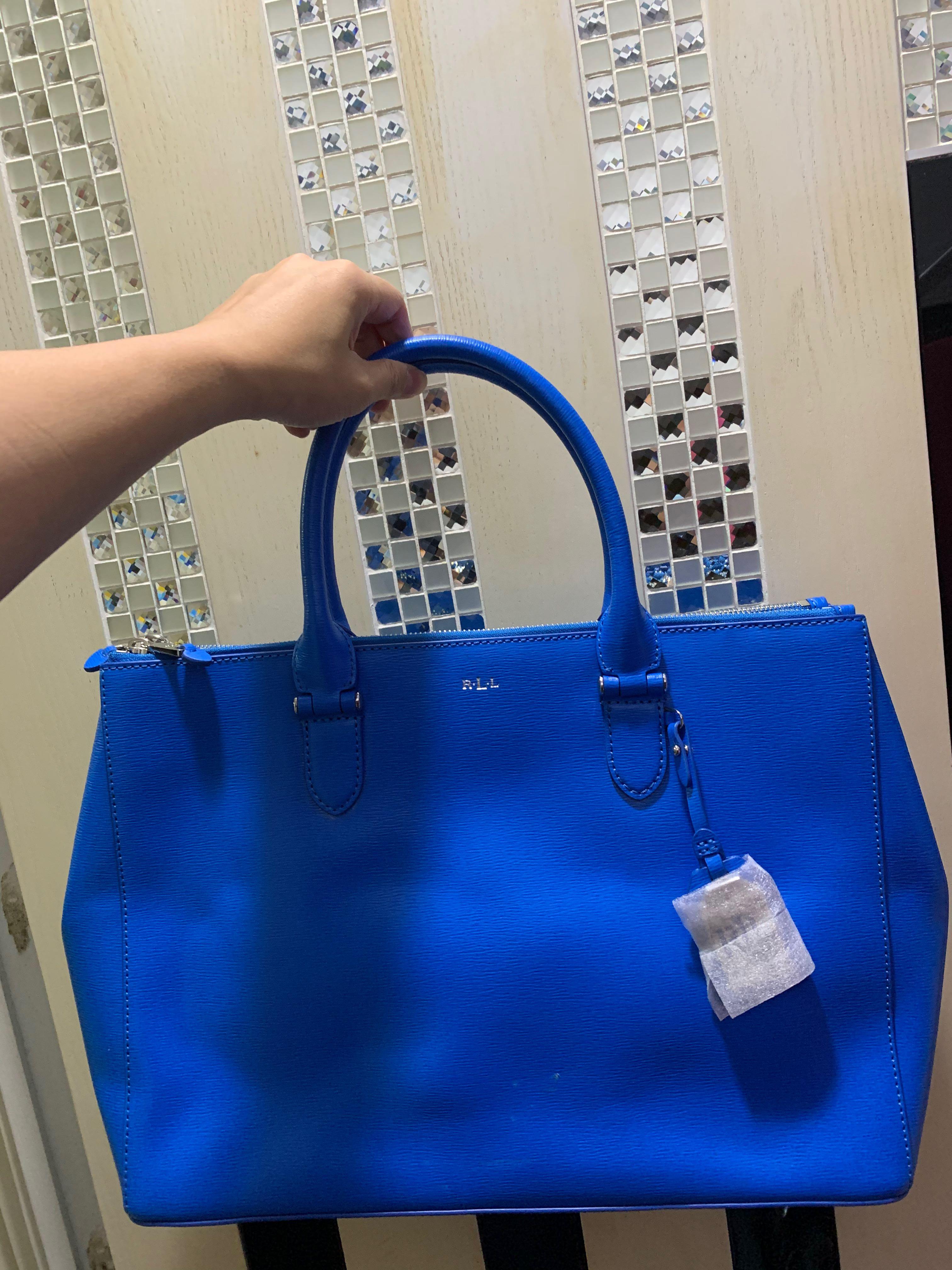 ralph lauren blue bag