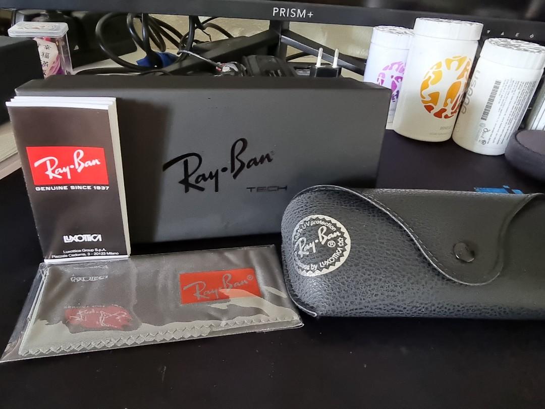 Ray Ban Tech Sunglasses Case, Men's Fashion, Watches & Accessories,  Sunglasses & Eyewear on Carousell