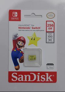 SanDisk 256GB MicroSDXC card for Nintendo Switch SDSQXAO-256G-GNCZN