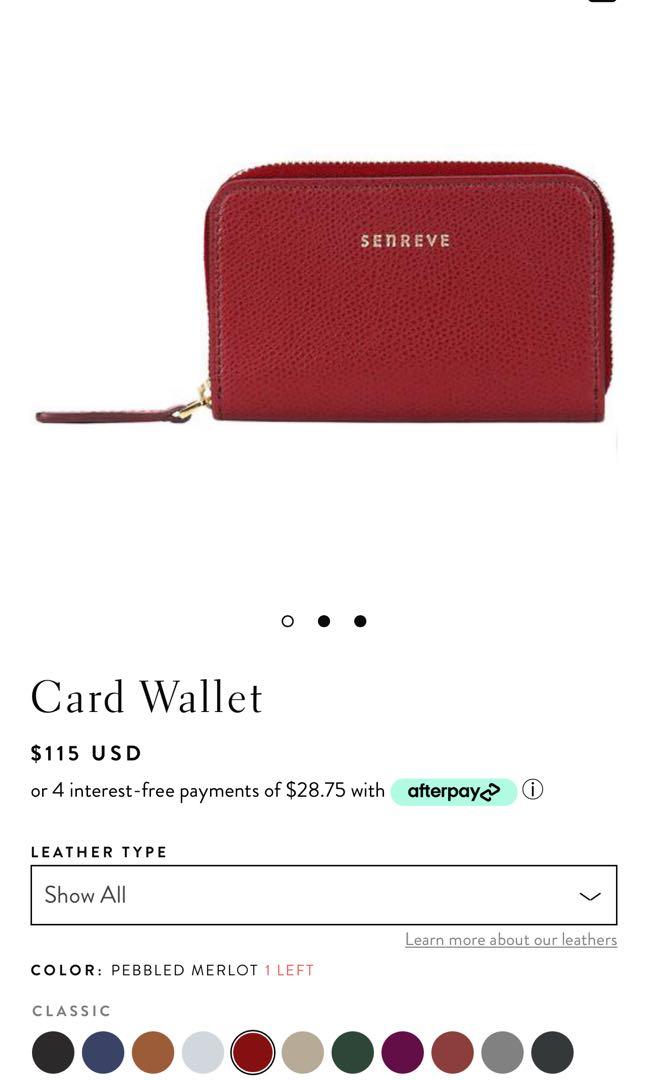 senreve card wallet