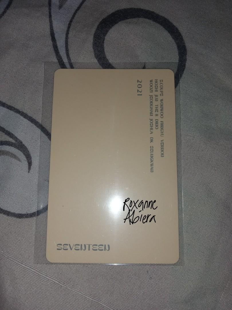 SEVENTEEN THE8 SG2021 PC (Category: K-Wave Merchandise) located in Pasig City. Submitted by xankapunta (Listing ID 1090172405, Image 2). Description: 💯 OFFICIAL MOP: GCASH MOD: SHAPI C/O.