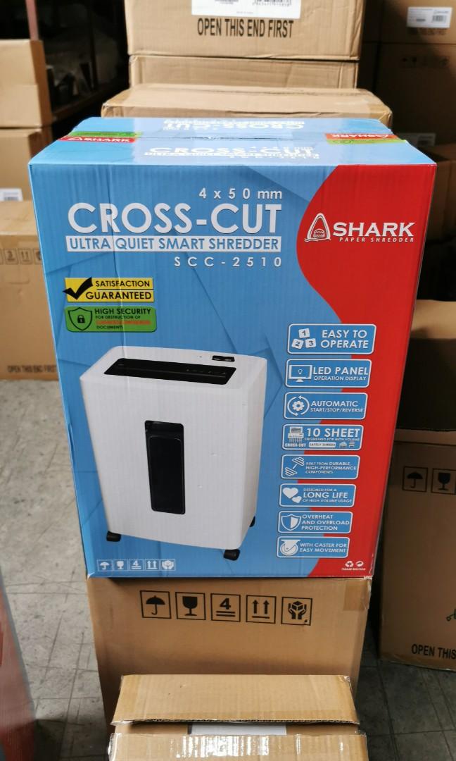 Shark Paper Shredder Machine (Category: Office & Business Technology) located in Caloocan City. Submitted by ktc2020 (Listing ID 1090036701, Image 3). Description: Shark Paper Shredder Machine For your home and office. Digital Led and Touch Panel. Cross Cut and the latest Micro Cut. Bin capacity from 15Liters, 16 L, 22L, 40L, 65L and the largest is 130Liters heavy duty Shredder Machine. Sheet capacity - 5 sheets, 10, 12, 18, 22, 20, 28, 40, 25 sh