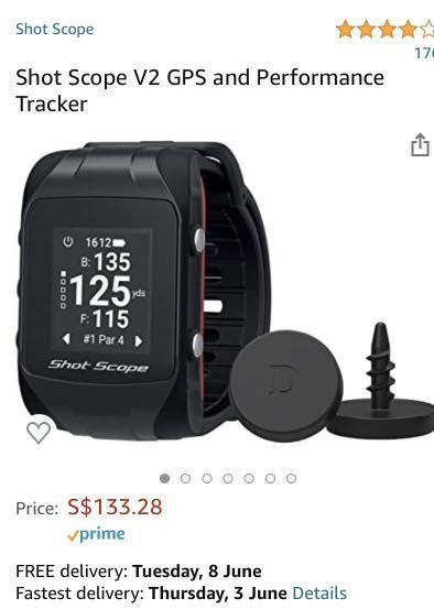 Shot Scope V2 GPS no tags Sports Equipment Bicycles Parts Parts Accessories on Carousell