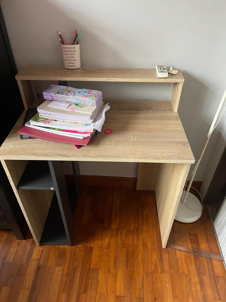 Study/ office table, Furniture & Home Living, Outdoor Furniture on ...