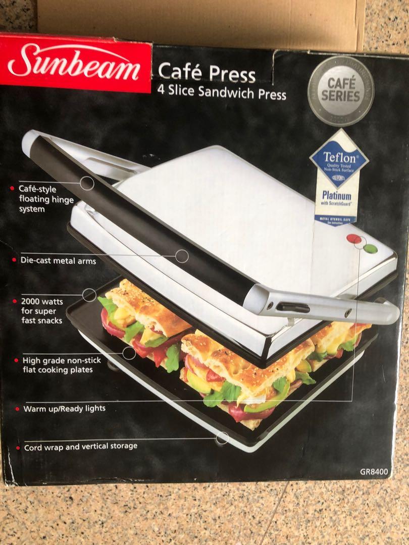 sunbeam cafe grill and sandwich press