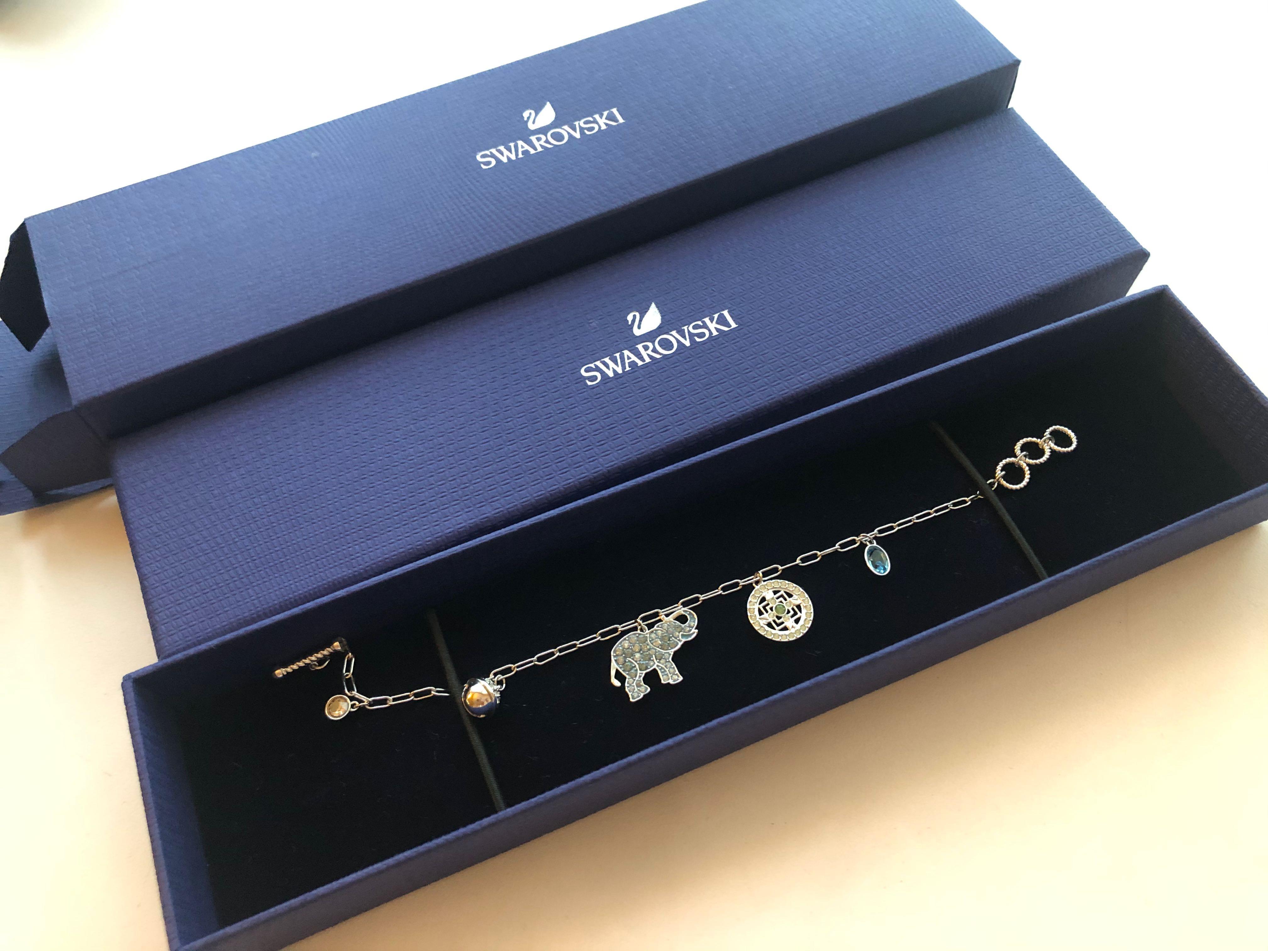 Swarovski symbolic elephant shop bracelet