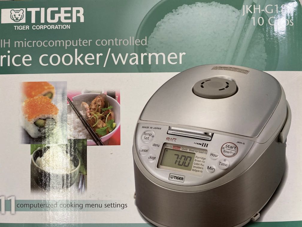 Tiger Ih Rice Cooker Jkh G S Cups Tv Home Appliances Kitchen