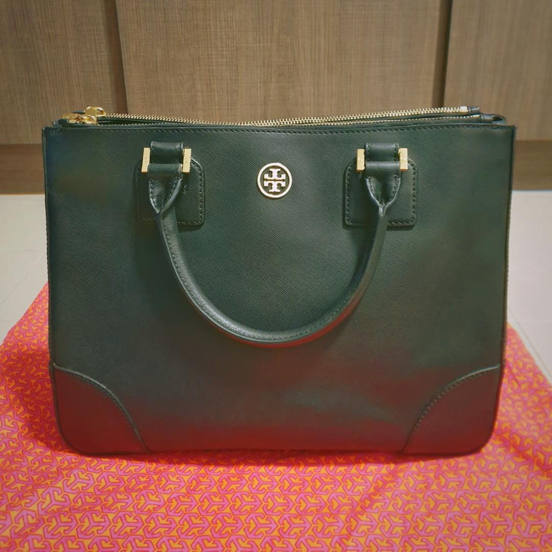 Tory Burch Gemini Link Canvas Tote, Women's Fashion, Bags & Wallets, Tote  Bags on Carousell