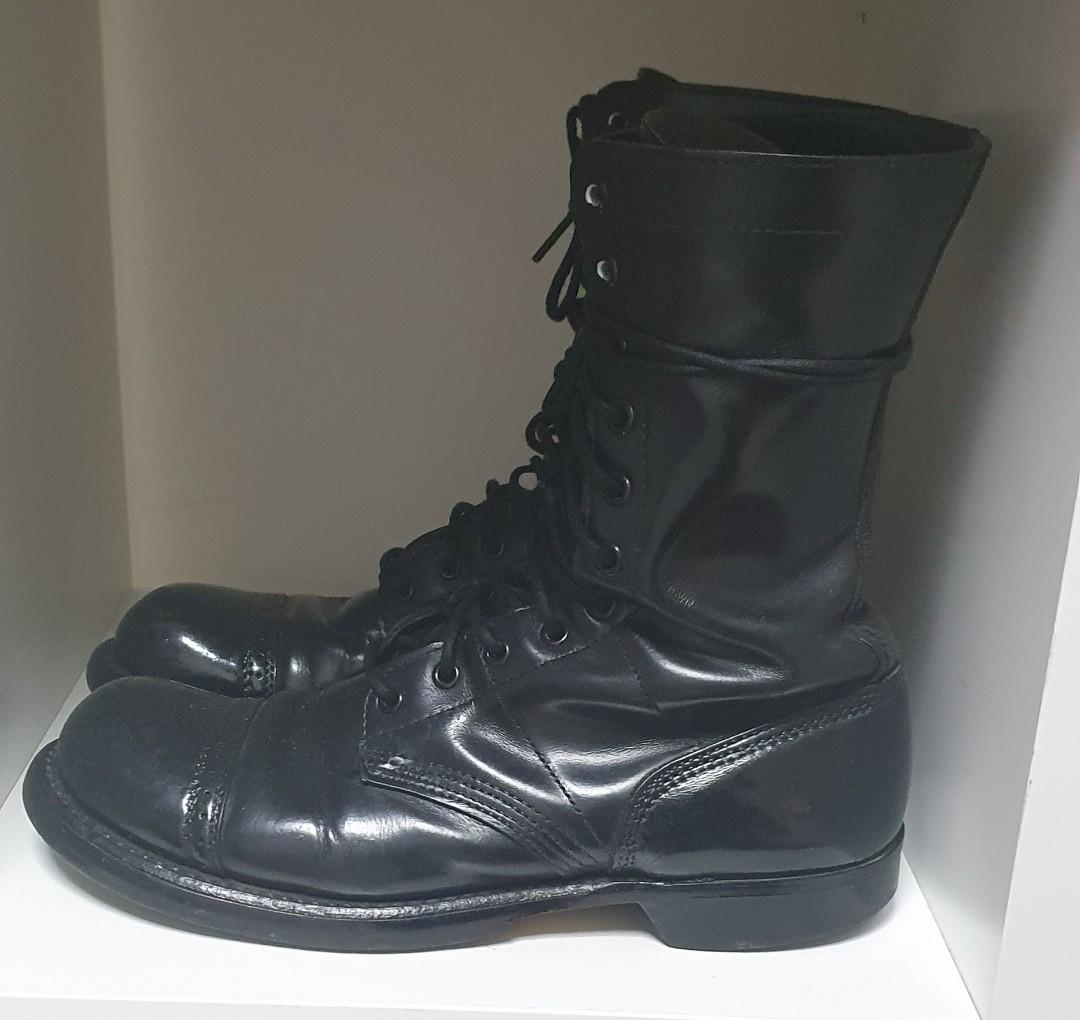 Vintage 70s corcoran combat boots, Men 