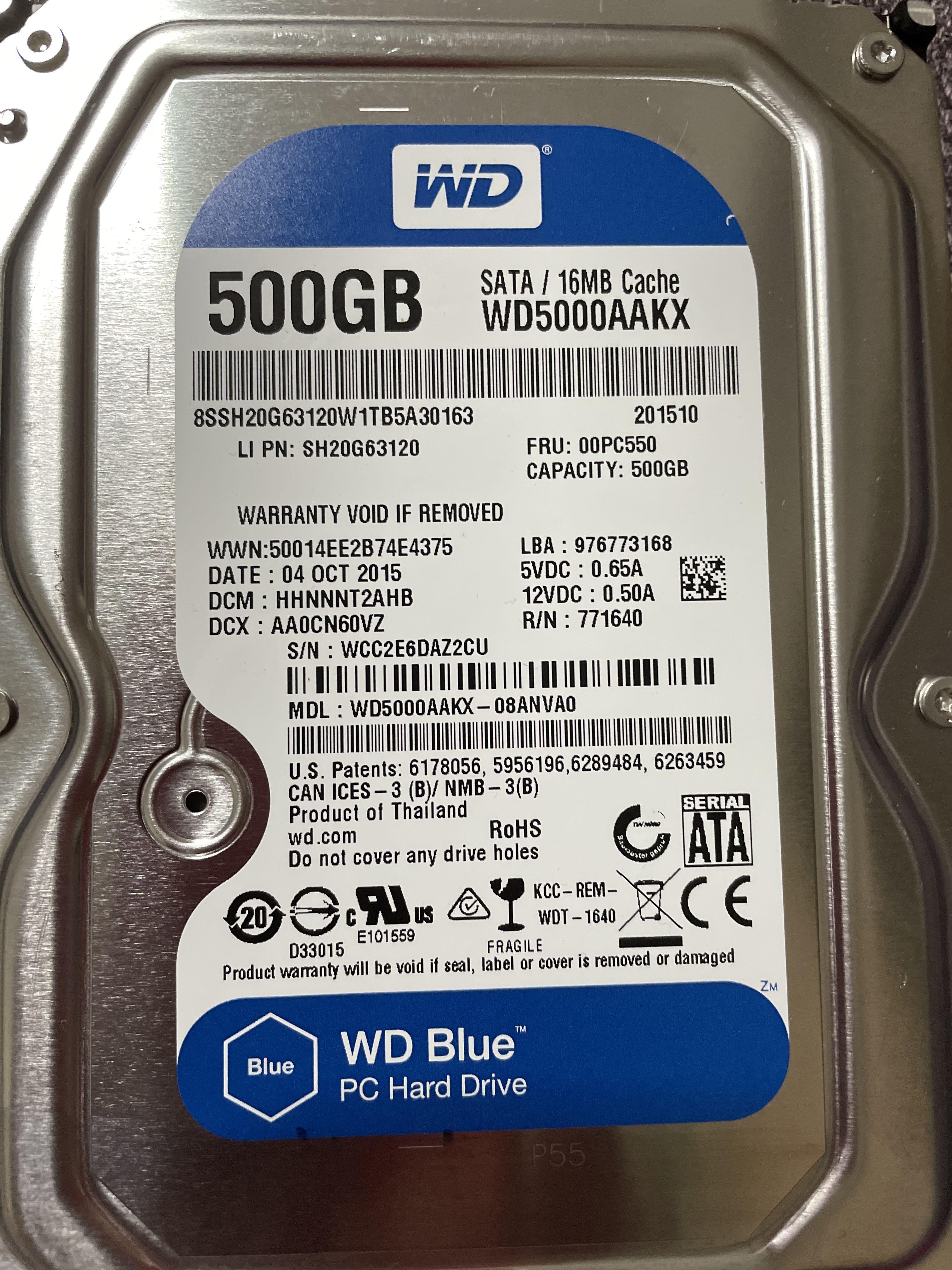 Western digital 500 gb hdd new arrivals