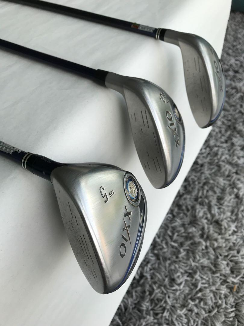 XXIO golf clubs 5 wood, 3 & 4 hybrid regular, Sports Equipment, Sports