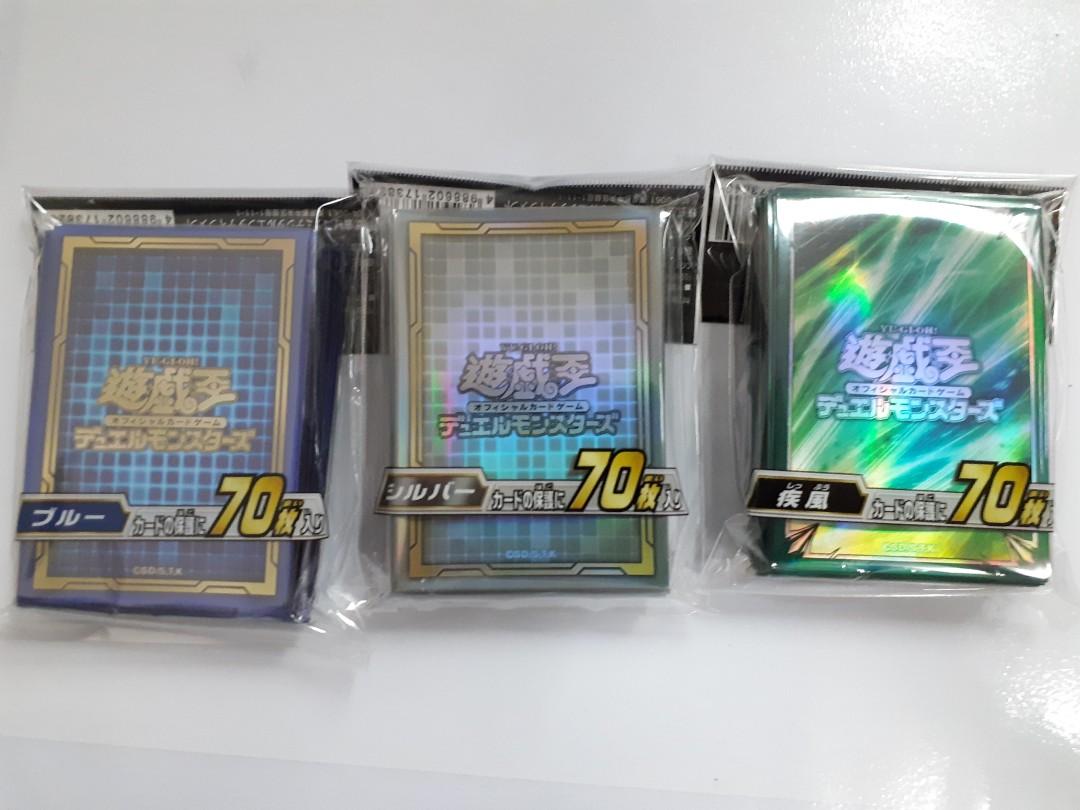 Yugioh whirlwind blue silver card sleeves, Hobbies & Toys, Toys & Games on  Carousell
