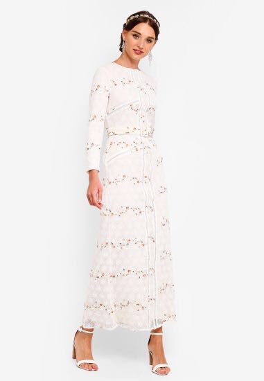 Zalia 2025 embroidered dress
