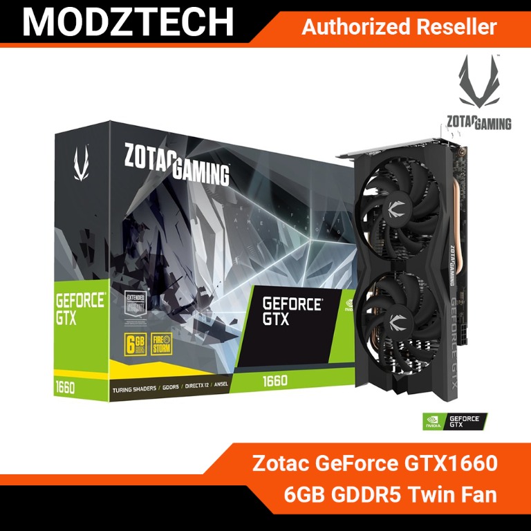 Zotac gaming geforce gtx 1660 6gb best sale