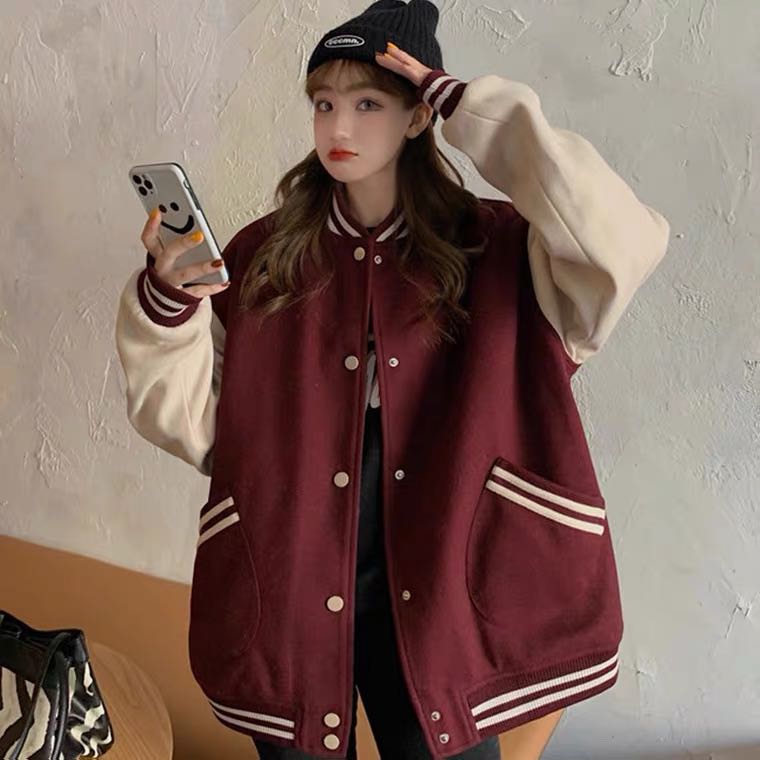 Red jersey clearance jacket