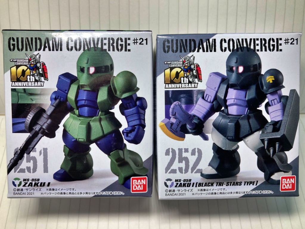 全新日版FW Gundam Converge #21 No. 251 251 MS-058 Zaku 1 