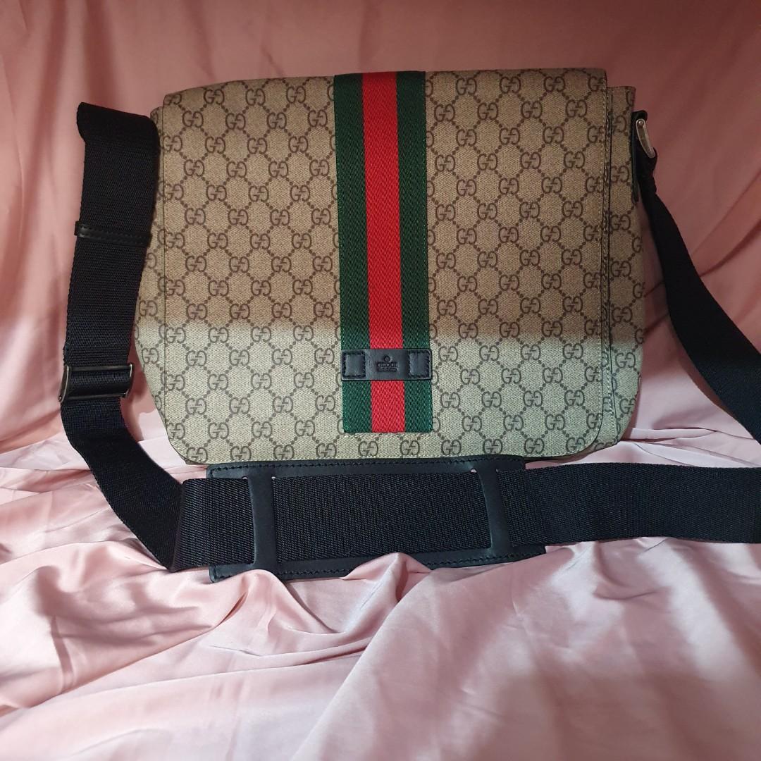 Sling Bag Gucci, Men's Fashion, Bags, Sling Bags on Carousell