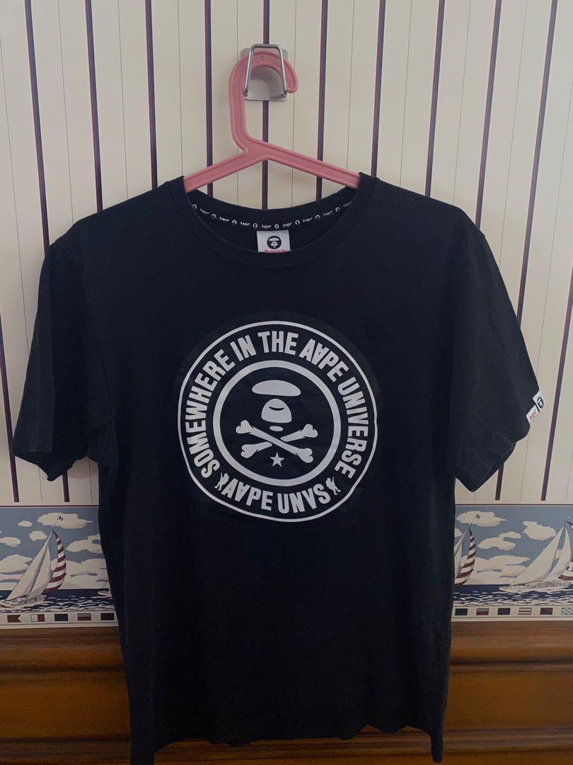 Aape Somewhere in the Aape Universe Tee (Category: Tshirts & Polo Shirts ) located in Mandaue City. Submitted by Jbumendo001 (Listing ID 1090327138, Image 1). Description: STEAL‼️ 💯% Authentic and legit Size: Small Comes with shirt only Used around 4 times only Price: P800 Message me for any inquiries 😊.
