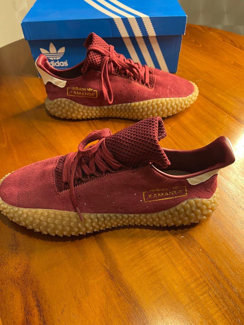 ADIDAS KAMANDA MAROON Men s Fashion Footwear Sneakers on