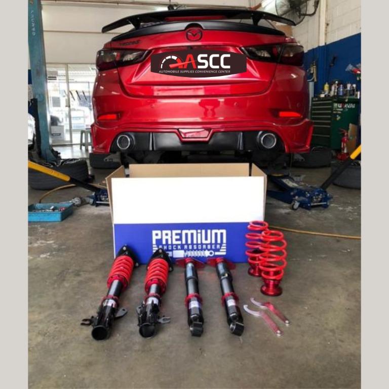 Adjustable Shock Absorber Premium P6 High Low Soft Hard 32 Steps Mazda 2 Auto Accessories On Carousell