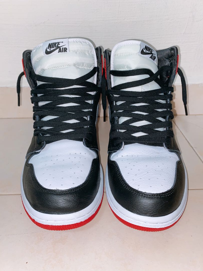 satin black toe nike
