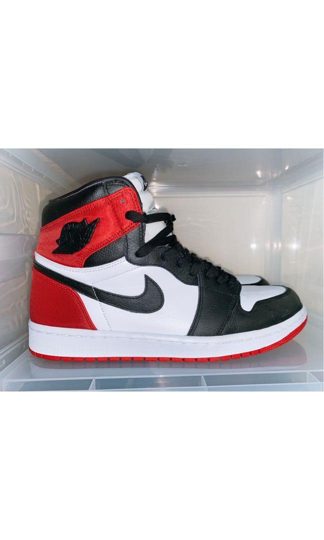 satin black toe nike