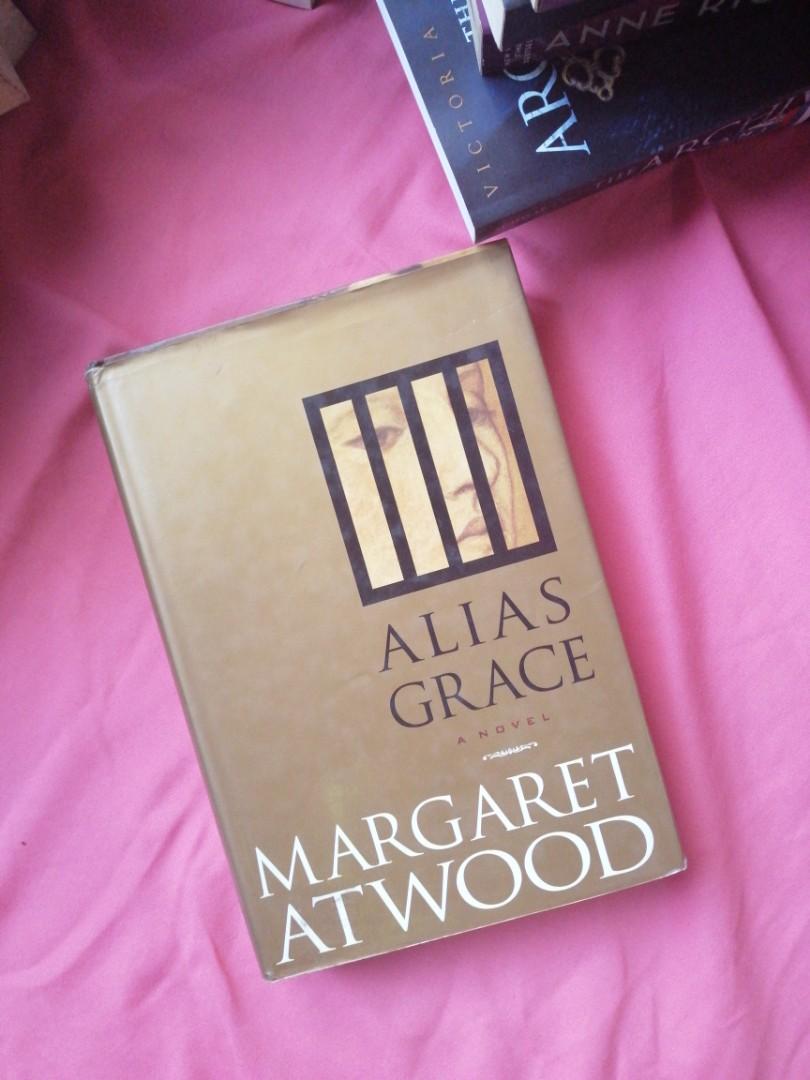 Alias Grace (Hardbound, First Edition) by Margaret Atwood (Category: Storybooks) located in Manila. Submitted by nikatsu.lib (Listing ID 1090257175, Image 1). Description: - Read once. - Duskjacket is scuffed at the edges. - Some weather and tear. - No highlights / annotations. - RFS: Decluttering my massive bookshelf. - Payment thru GCash on confirmation. - Shipping/Delivery c/o Buyer..