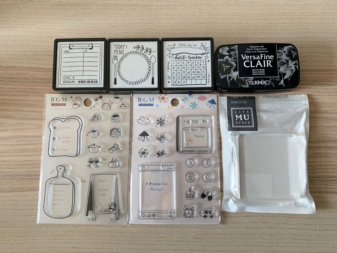 All for $20 Midori Printable  BGM Clear Stamps, Hobbies  Toys, Stationery   Craft, Craft Supplies  Tools on Carousell
