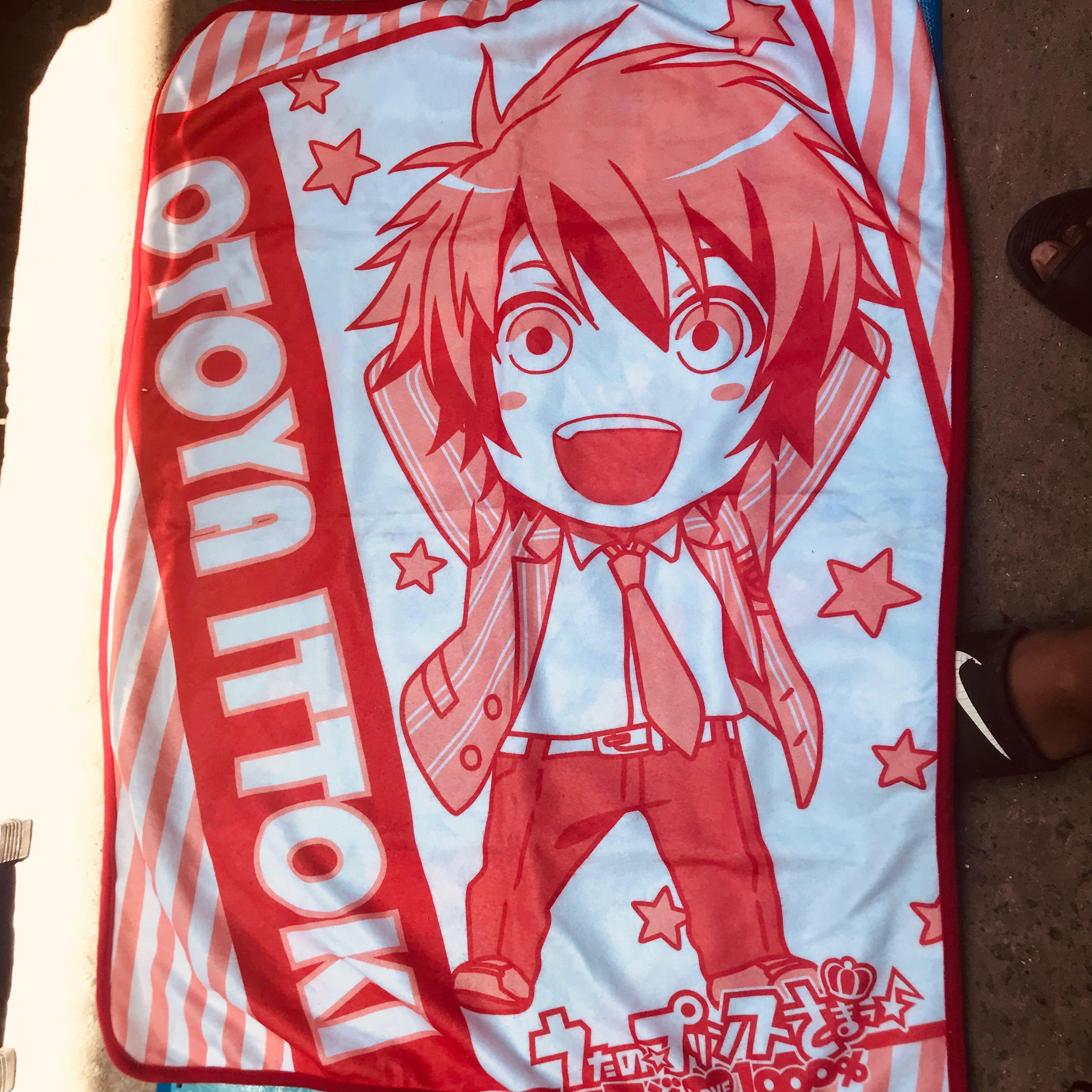 anime banner/cotton japan (Category: Wall Decor) located in Muntinlupa City. Submitted by joanofarc1013 (Listing ID 1090280401, Image 1). Description: in very good condition japan box source no flaws pm for size(sukatin ko pa)) hindi sya malliit almost medium size.