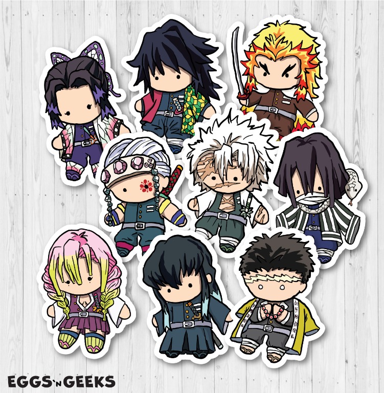 Anime Demon Slayers Kimetsu no Yaiba Japan Japanese 9 Hashira Pillars ...
