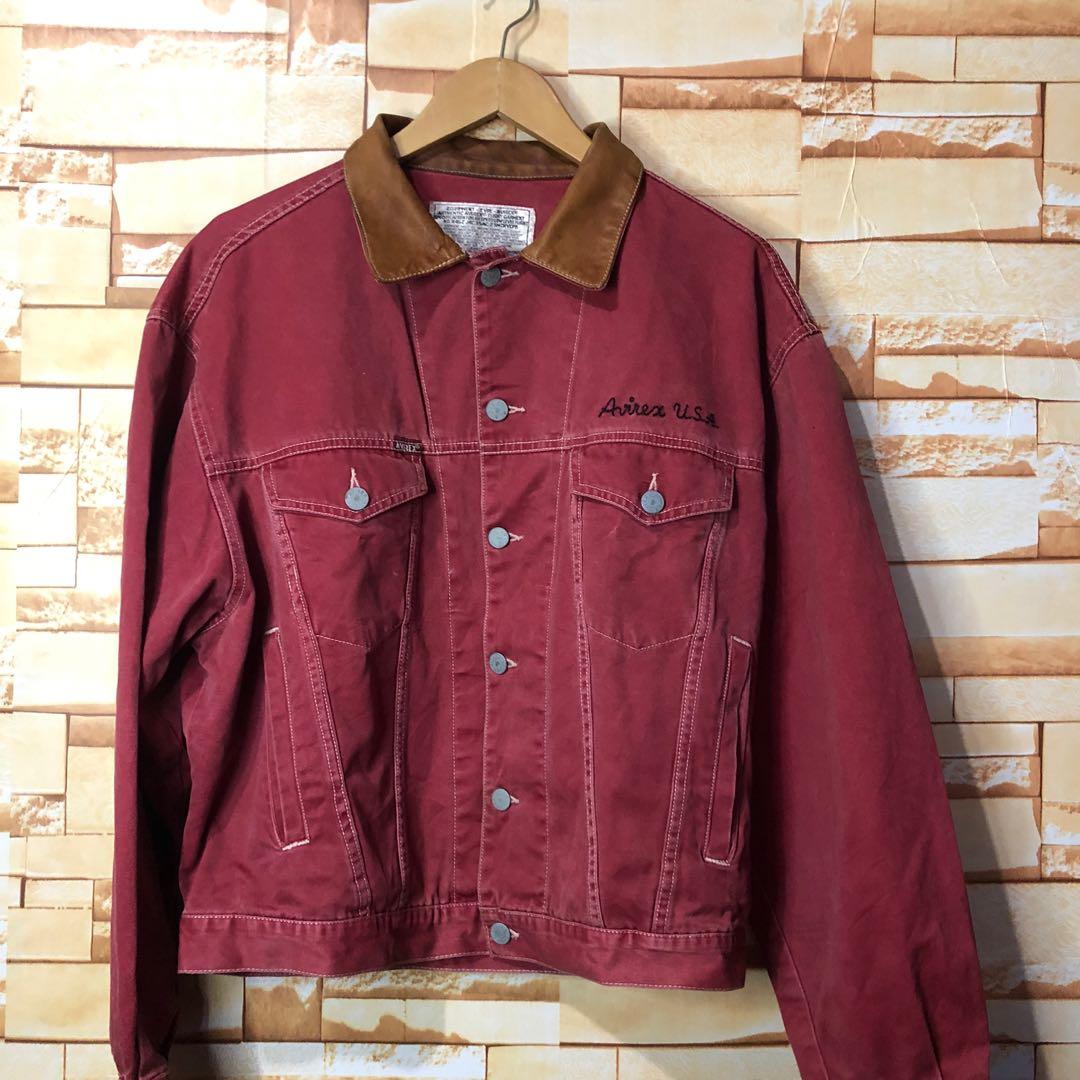 avirex denim jacket