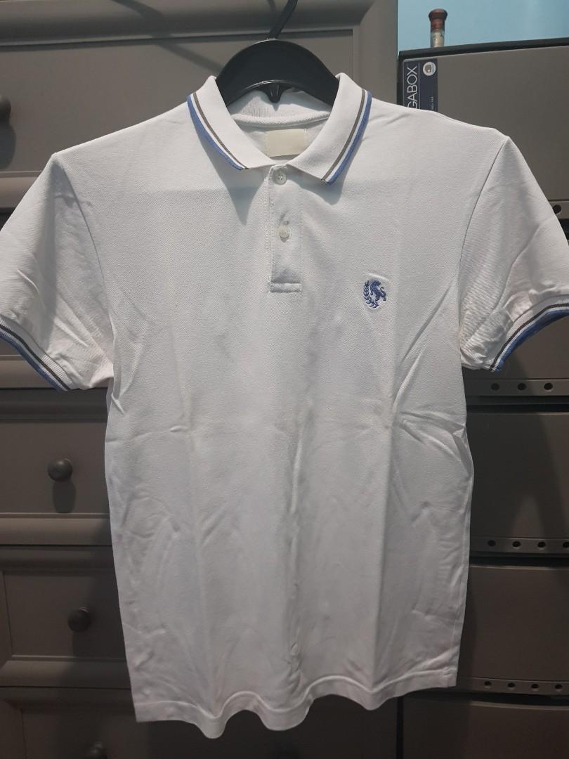 Bench white outlet polo shirt