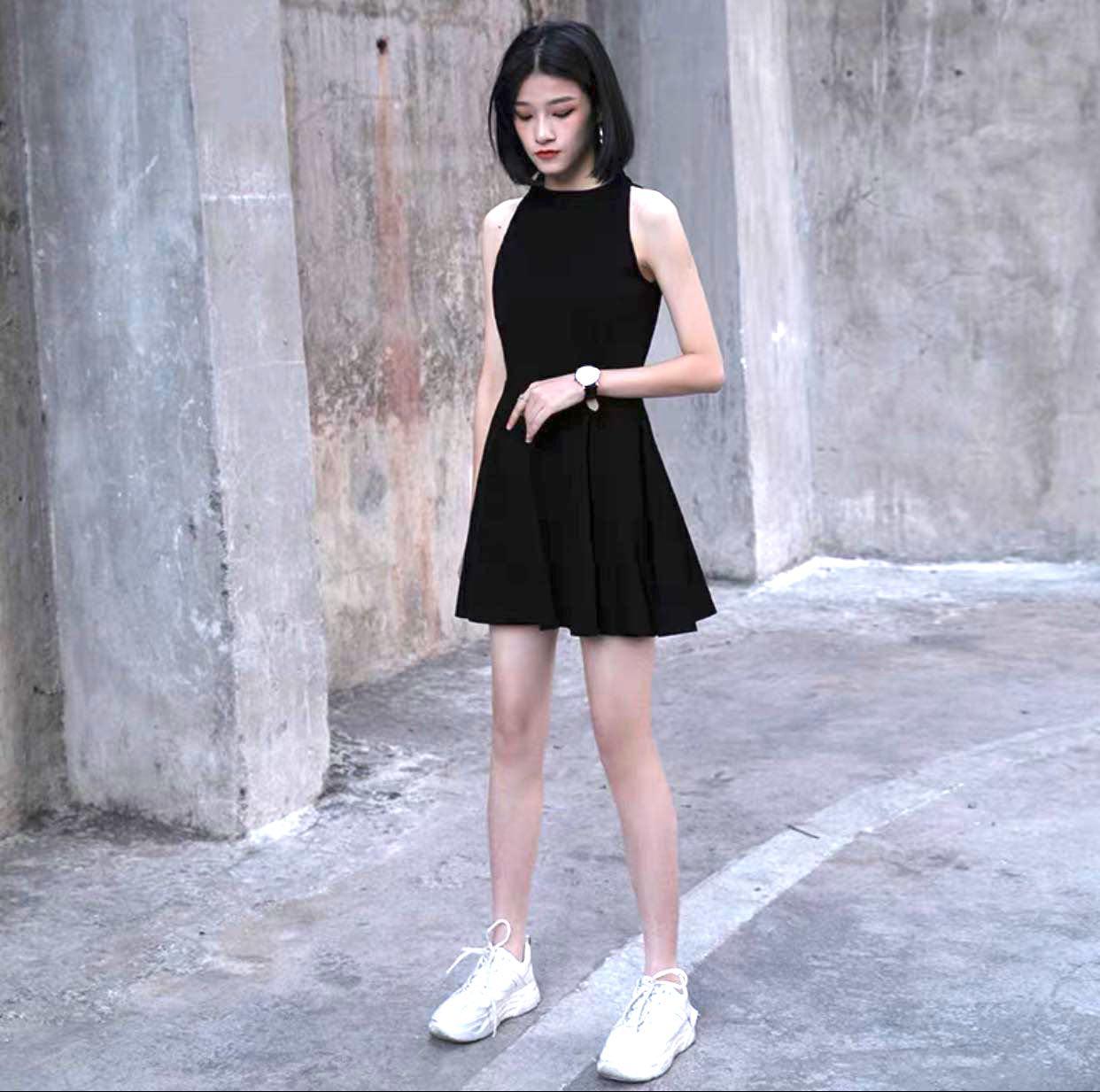 Black Formal Skater Dress Women s Fashion Dresses Sets