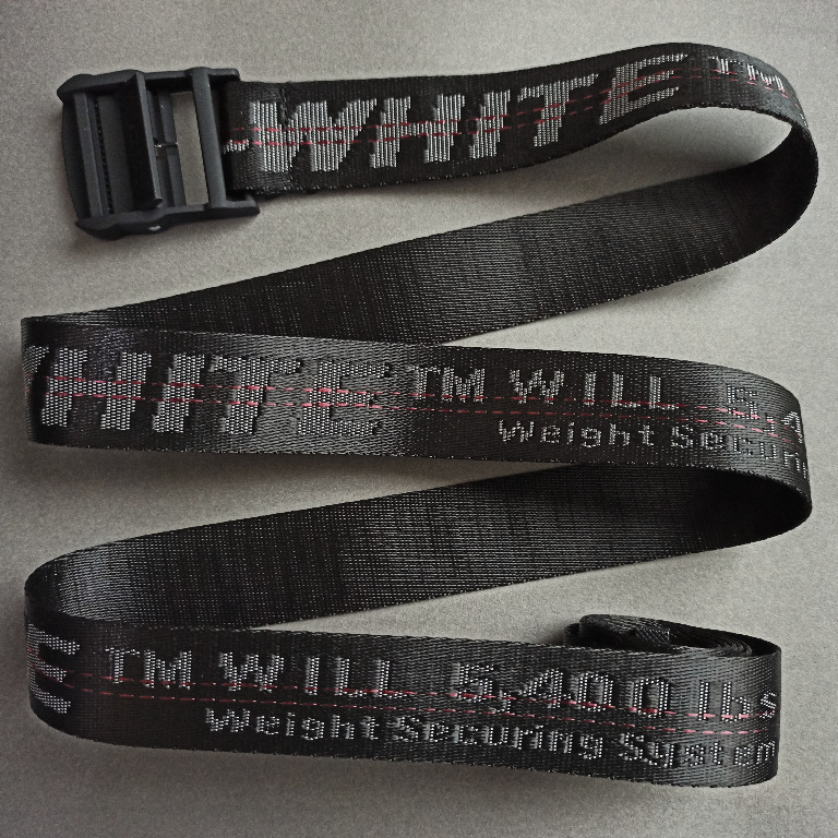 Black off deals white belt