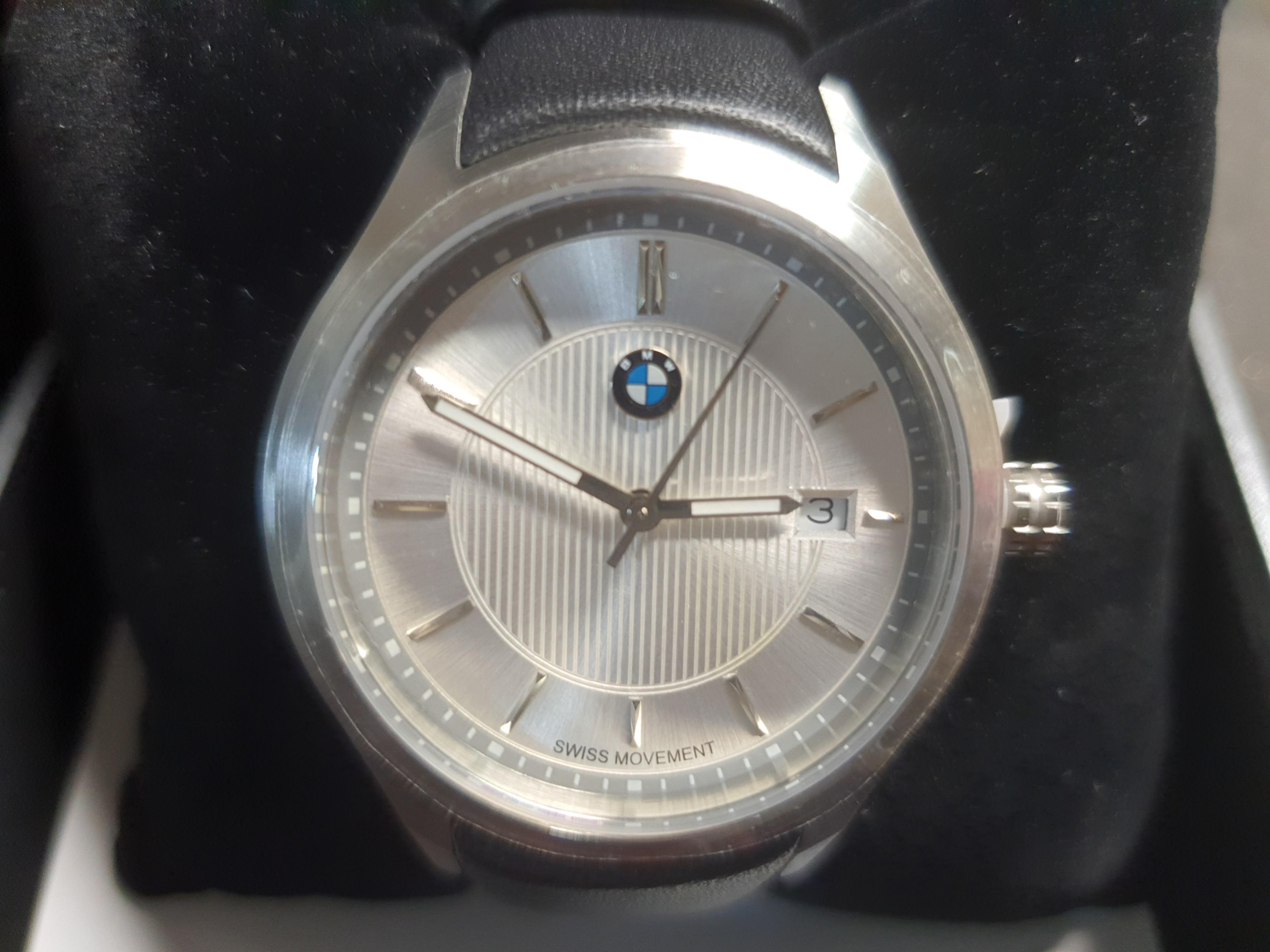 BMW Genuine Classic. Mens Watch Black BRAND NEW IN BOX