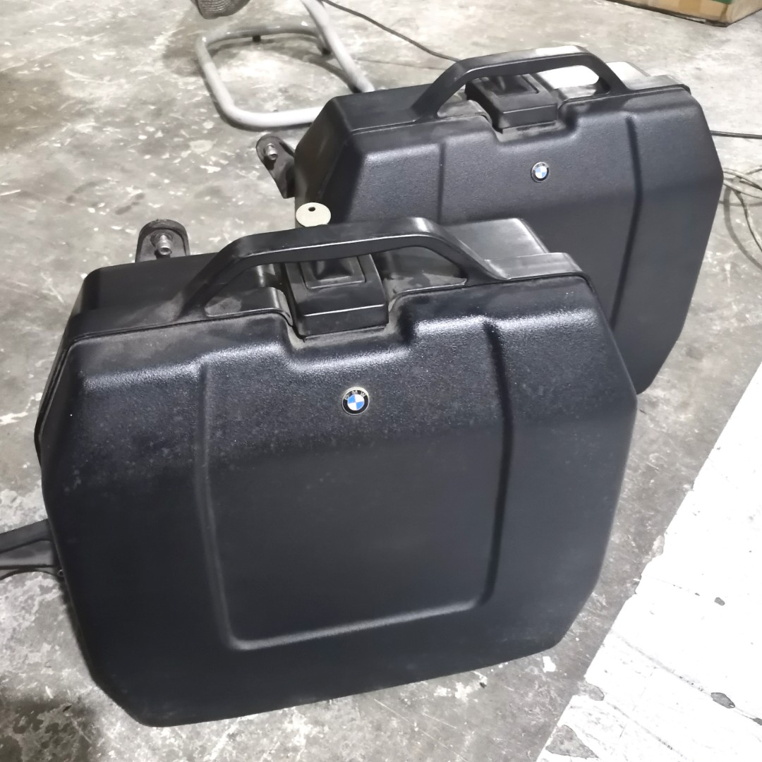BMW original panniers / side boxes, Motorcycles, Motorcycle Accessories