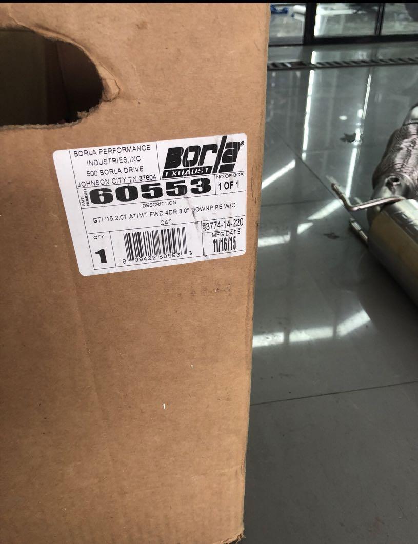 borla downpipe