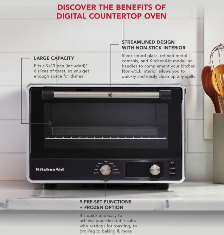 kitchenaid toaster oven