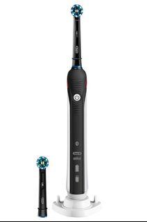 Braun Oral B Smart 4 4100s Rechargeable Electric Toothbrush, BLACK