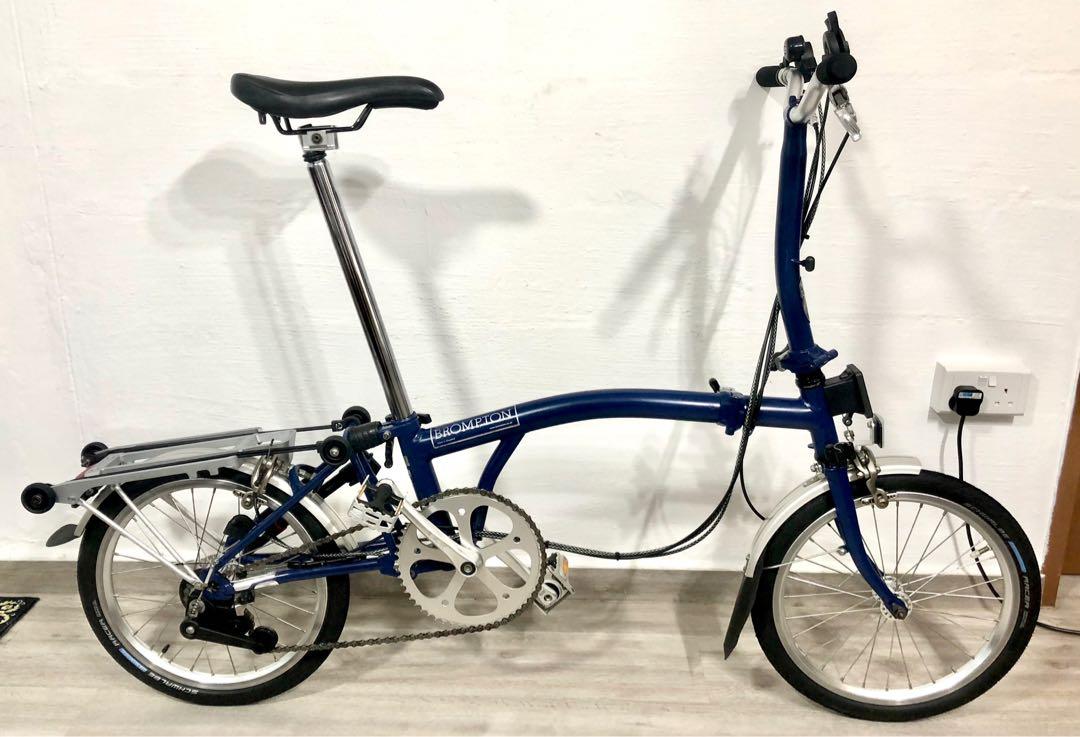 Brompton M6R - Tempest Blue - Can Nego, Sports Equipment, Bicycles 