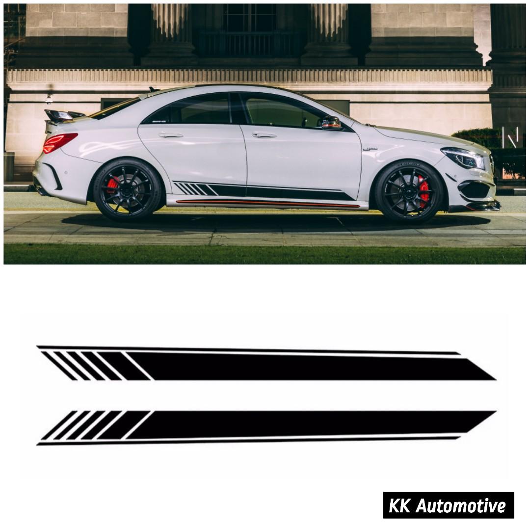 Edition 1 Style Side Stripe Decal Stickers For Mercedes Benz Cla